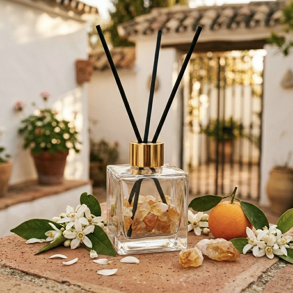 Crystal Designs Studio | Kristal Tasarım Stüdyosu Portakal Çiçeği | Sevilla Dekoratif Çubuklu Oda Kokusu